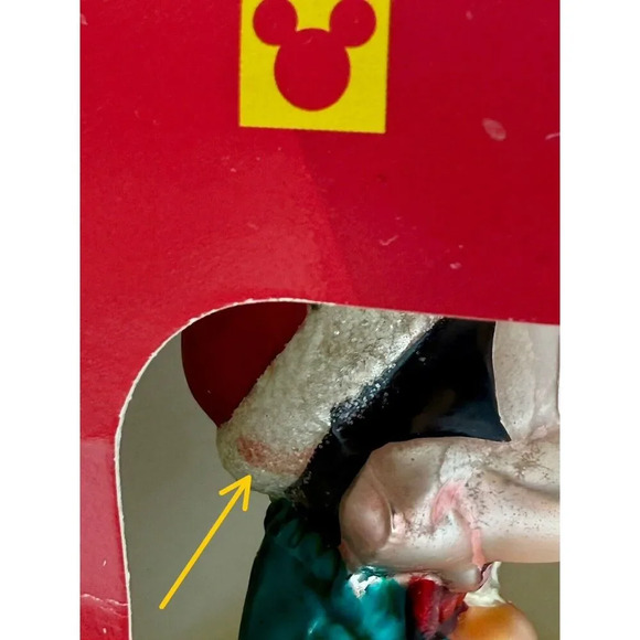 Disney Energizer Mickey Mouse Christmas Ornament European Style Blown Glass 2000 - Picture 5 of 5